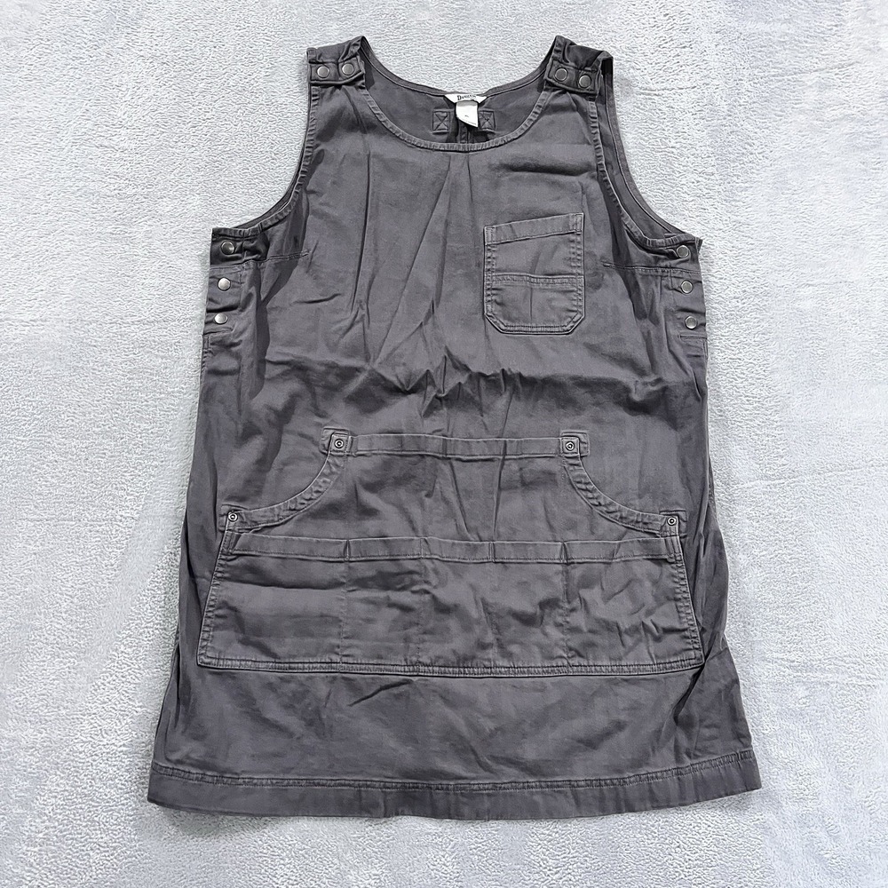 Duluth Trading Co Dark Gray Utility Pinafore Vest